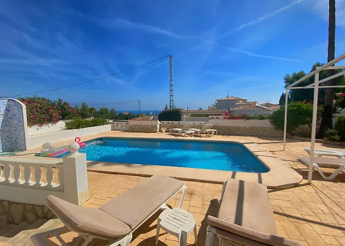 Unique Piscine Vue Et Montgo Impasse Privee Βίλα Denia